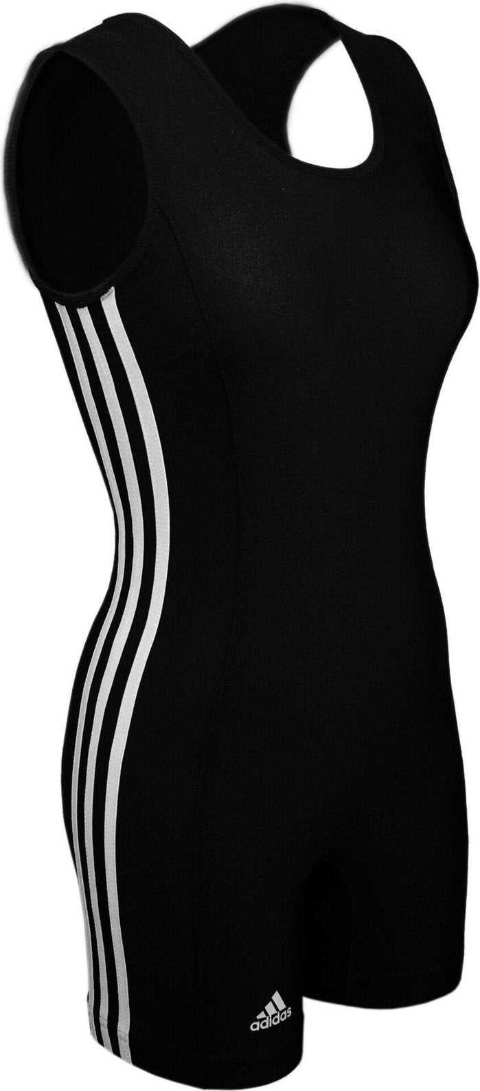 Adidas aSW102s Womens Singlet - Black White - HIT a Double