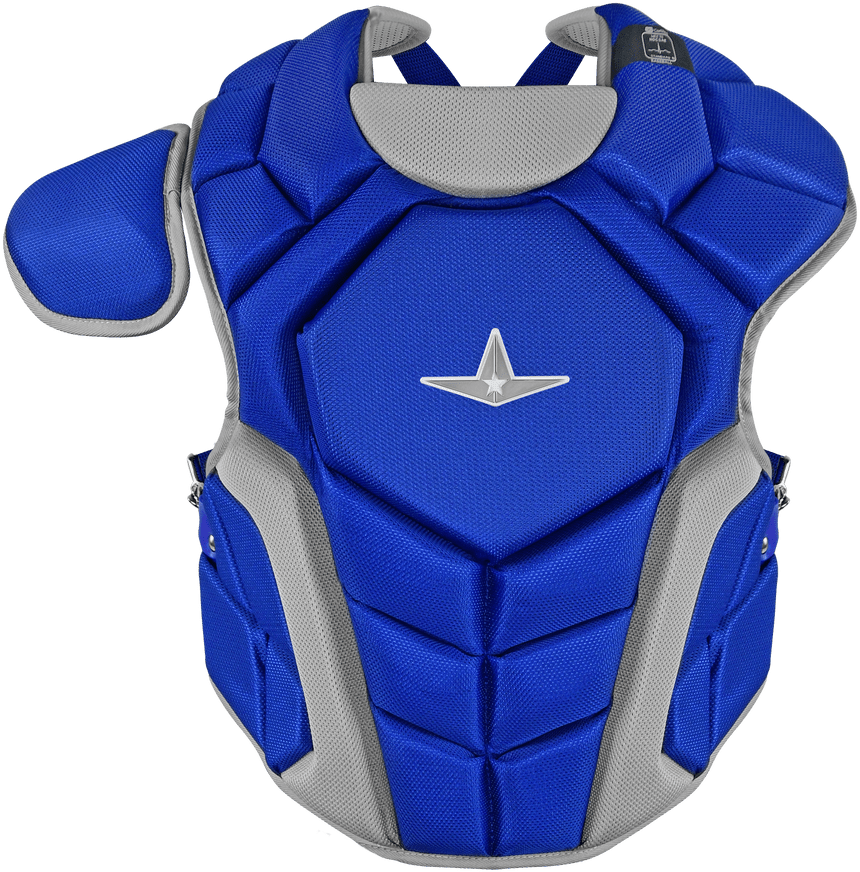 All-Star Top Star Series NOCSAE Catcher&#39;s Set (Ages 7-9) - Royal