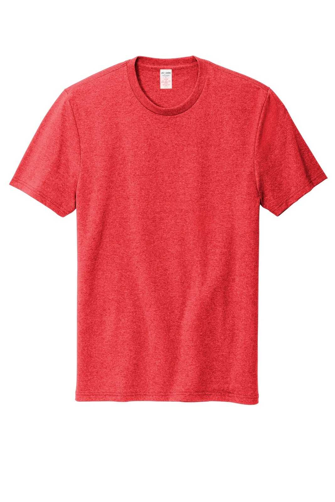 AllMade AL2300 Unisex Recycled Blend Tee - Reclaimed Red Heather - HIT a Double - 2