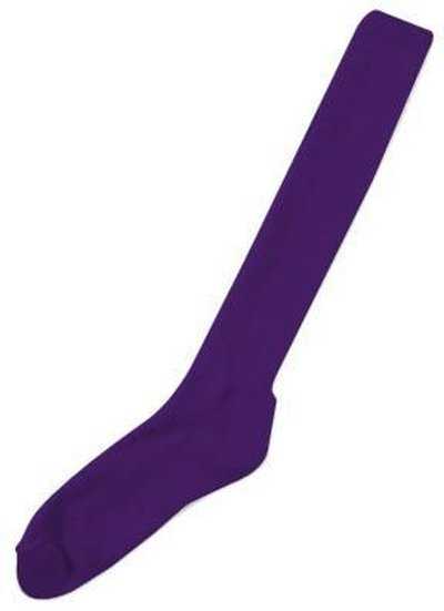 Alleson Athletic 3ACR Acrylic Utility Sport Knee High Sock - Purple - HIT a Double - 3