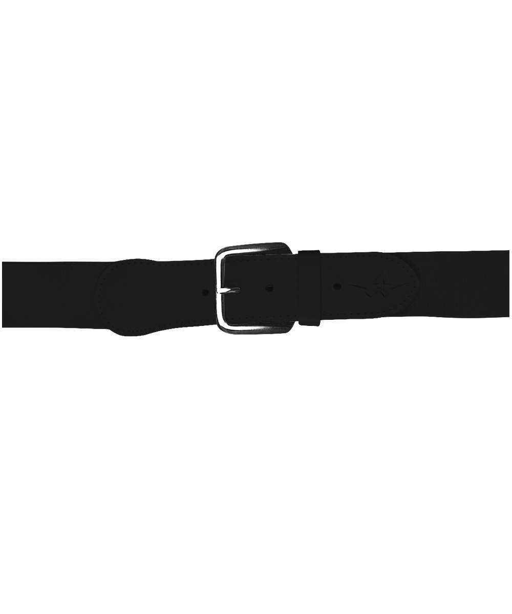 Alleson Athletic 3BBA Adult Baseball Belt 1.5 Width - Black - HIT a Double - 1