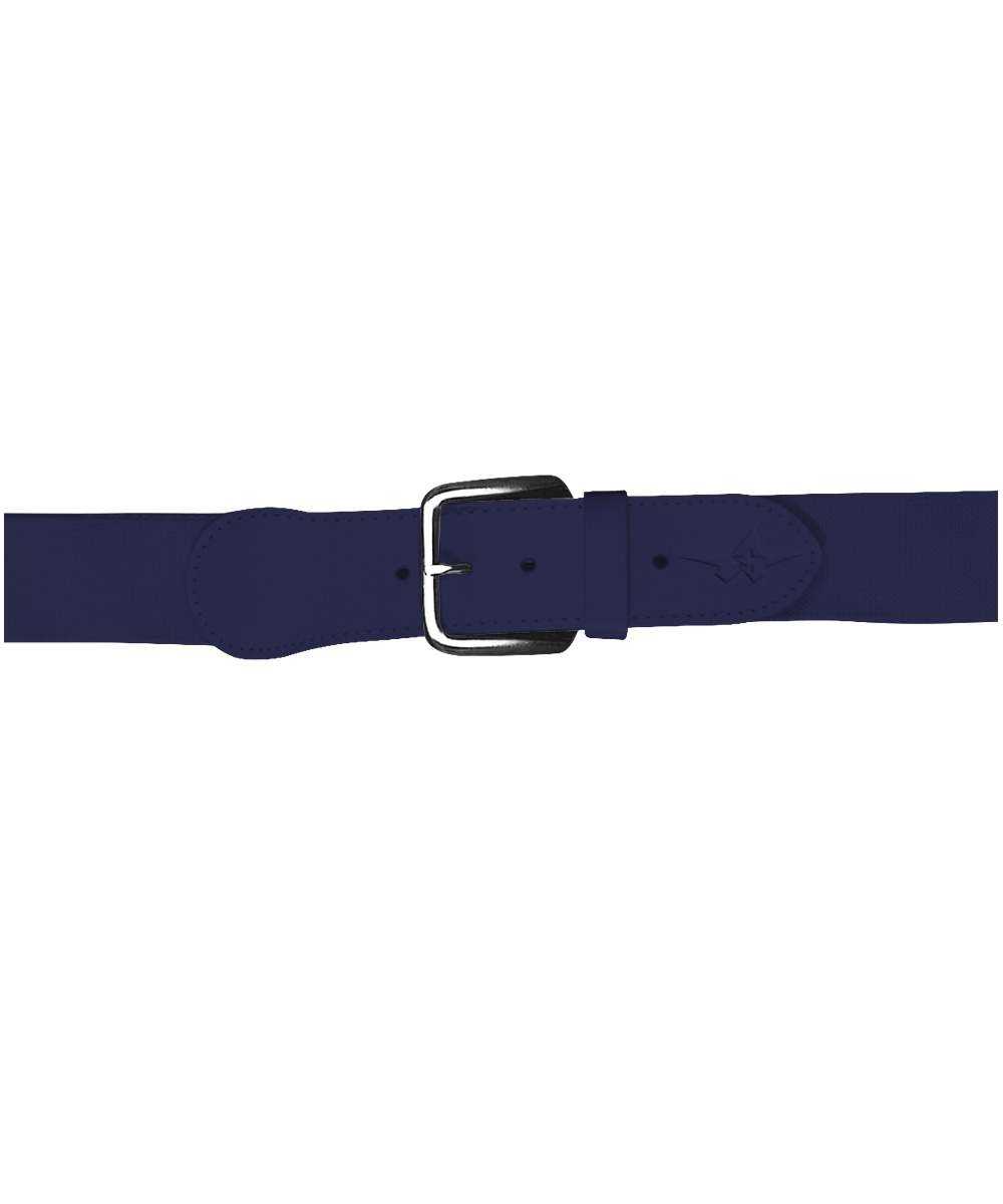 Alleson Athletic 3BBA Adult Baseball Belt 1.5 Width - Navy - HIT a Double - 1