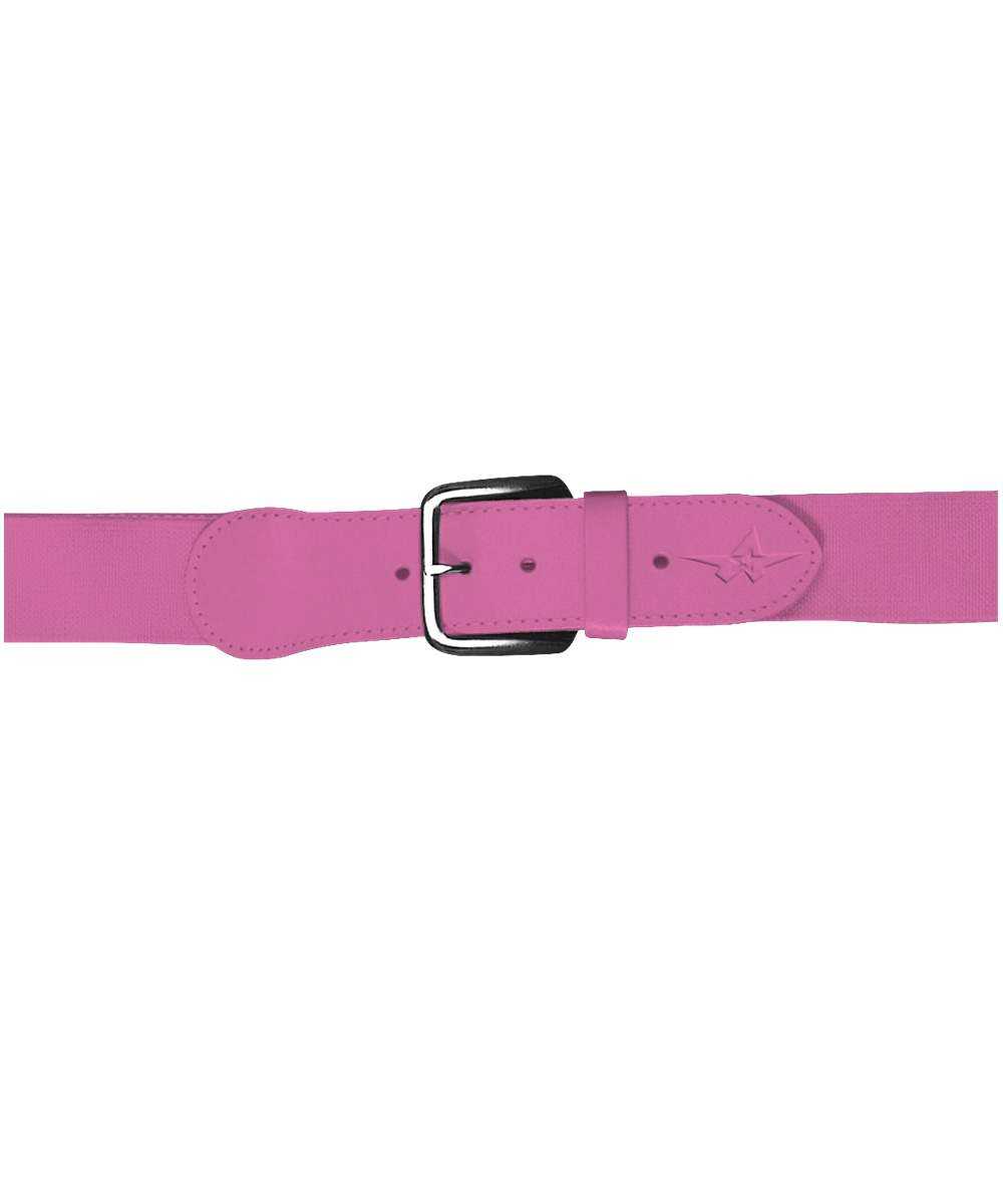 Alleson Athletic 3BBA Adult Baseball Belt 1.5 Width - Pink - HIT a Double - 1
