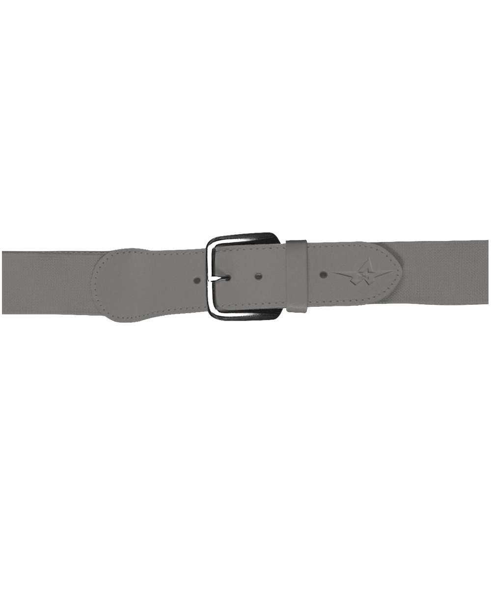 Alleson Athletic 3BBA Adult Baseball Belt 1.5 Width - Silver - HIT a Double - 1