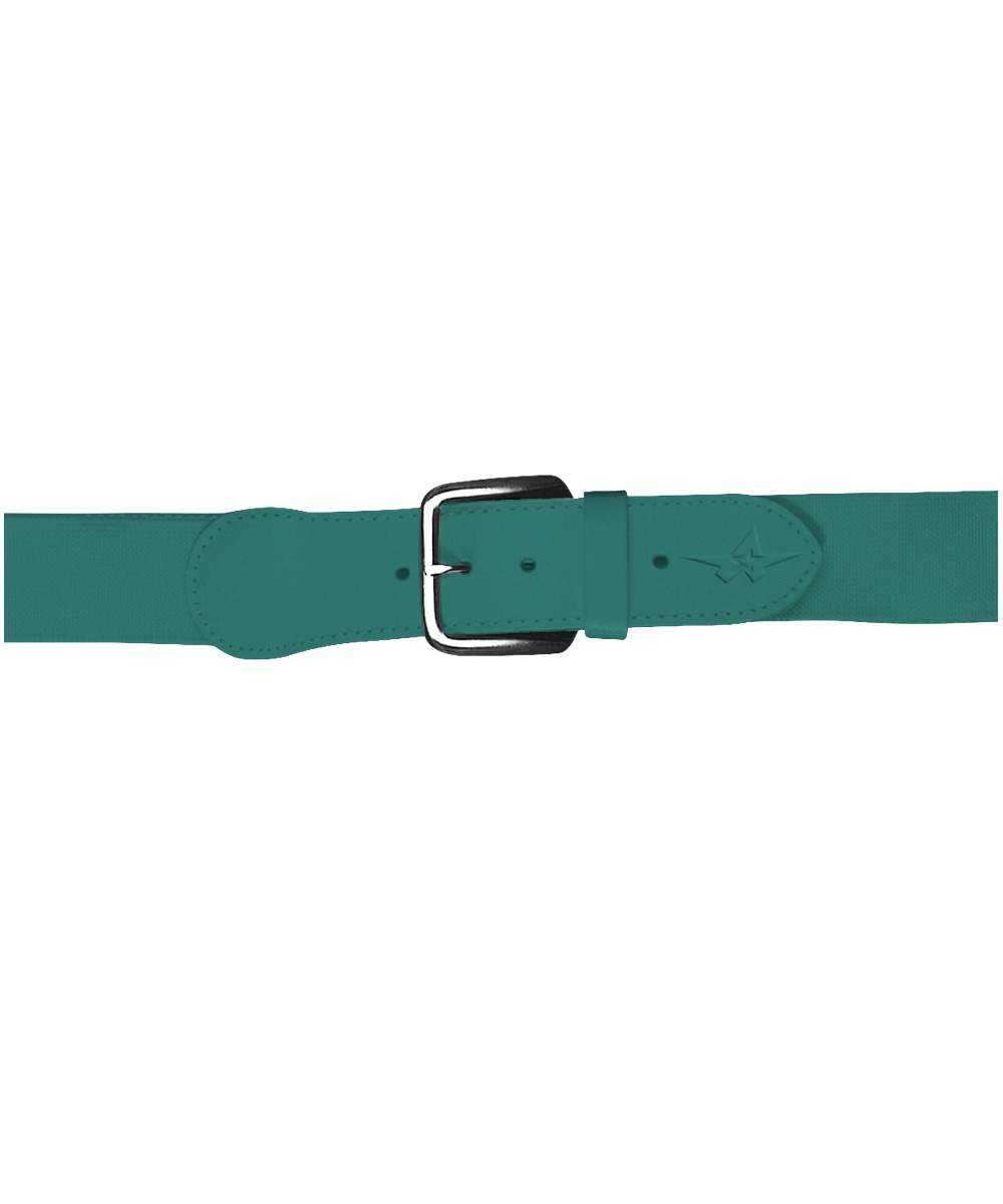 Alleson Athletic 3BBA Adult Baseball Belt 1.5 Width - Teal - HIT a Double - 1