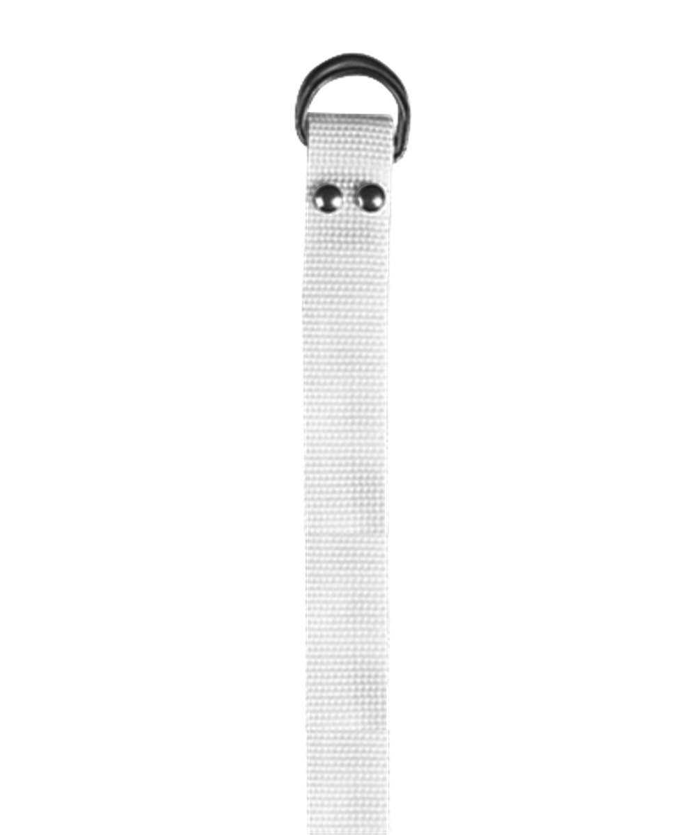 Alleson Athletic 3FBLA Football Belt 1 Width - White - HIT a Double - 1