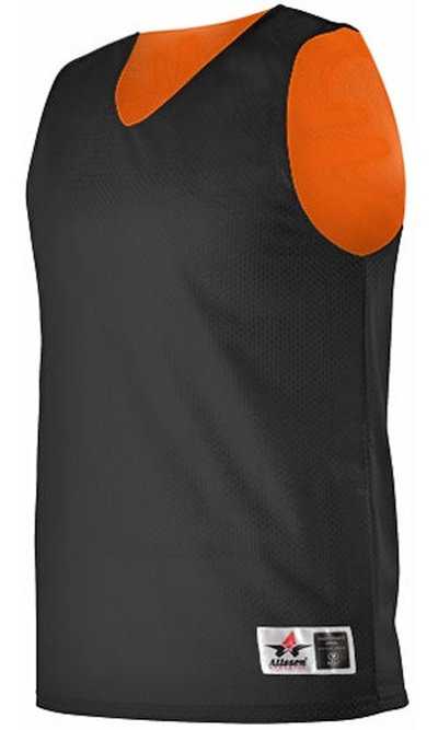 Alleson Athletic 506CRY Youth Reversible Tank - Black Orange - HIT a Double - 1
