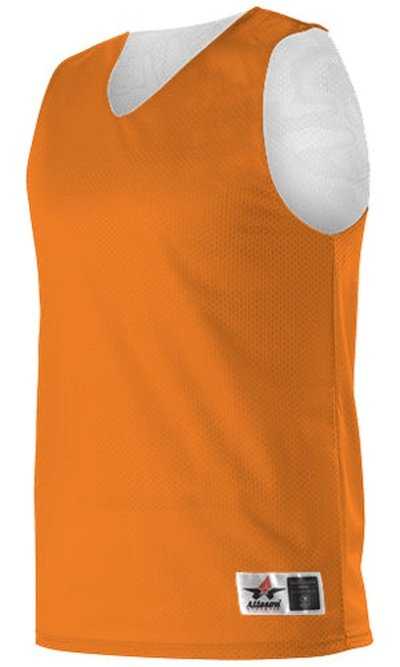 Alleson Athletic 506CRY Youth Reversible Tank - Orange White - HIT a Double - 1