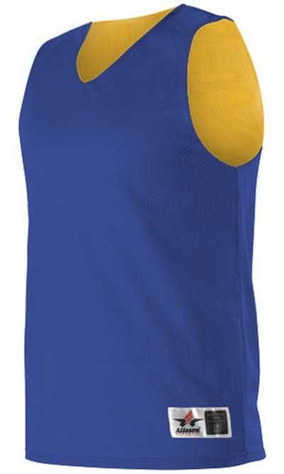 Alleson Athletic 506CRY Youth Reversible Tank - RoyalLight Gold - HIT a Double - 1