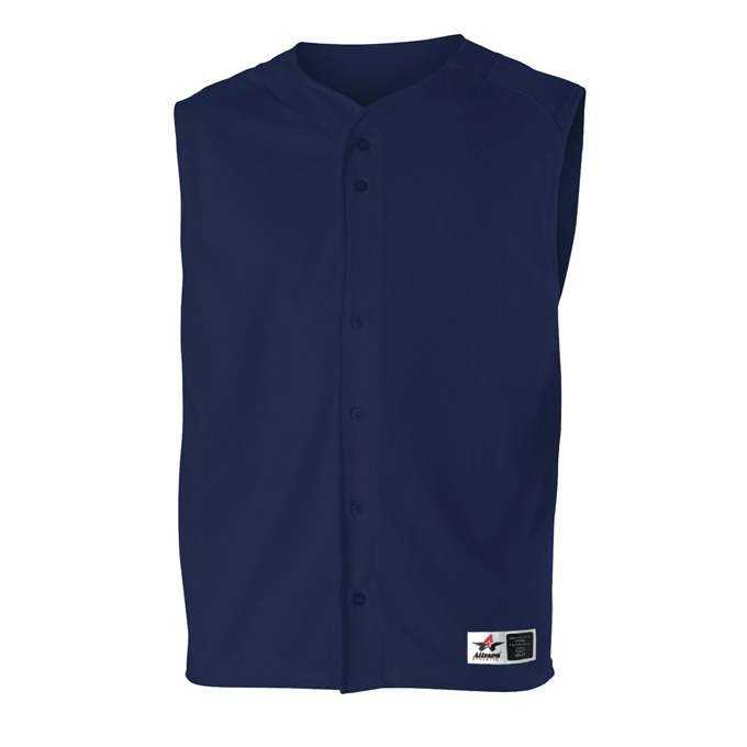 Alleson Athletic 52MVY Youth Baseball Vest - Navy - HIT a Double - 1
