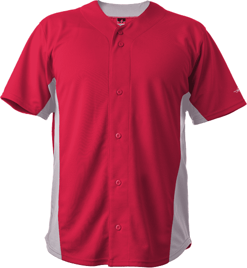Alleson Athletic 566BFJY Youth Crush Jersey Youth - Red Gray