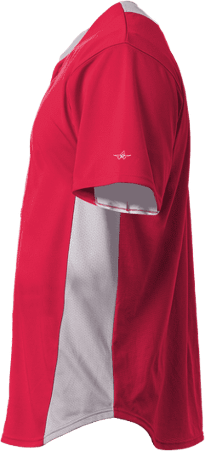 Alleson Athletic 566BFJ Crush Jersey - Red Gray