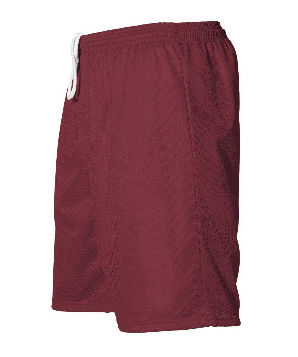 Alleson Athletic 566PY Youth Extreme Mesh Unisex Short - Cardinal - HIT a Double - 1