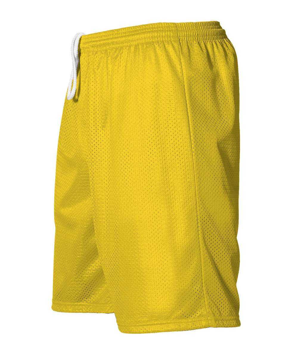 Alleson Athletic 566PY Youth Extreme Mesh Unisex Short - Gold - HIT a Double - 1