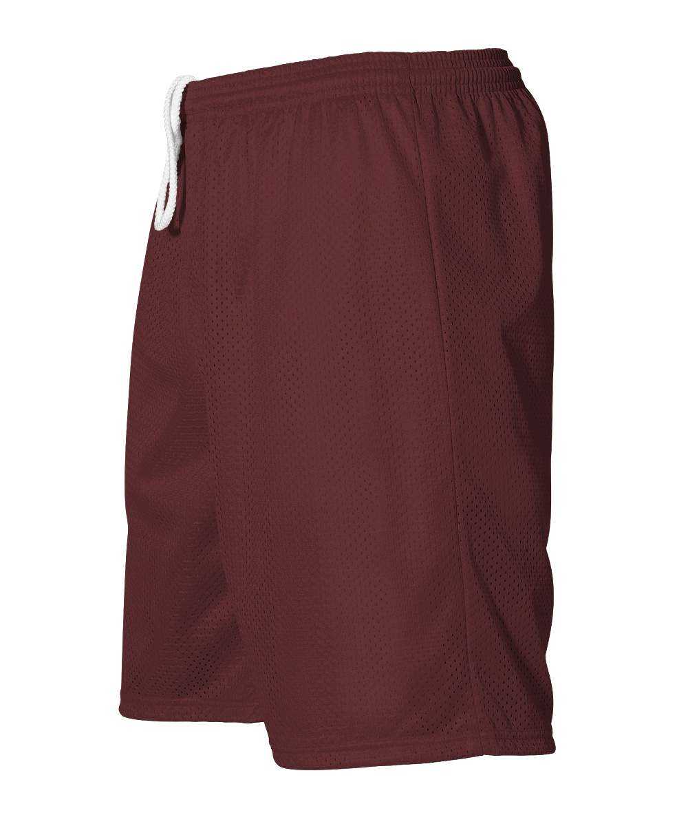 Alleson Athletic 566PY Youth Extreme Mesh Unisex Short - Maroon - HIT a Double - 1