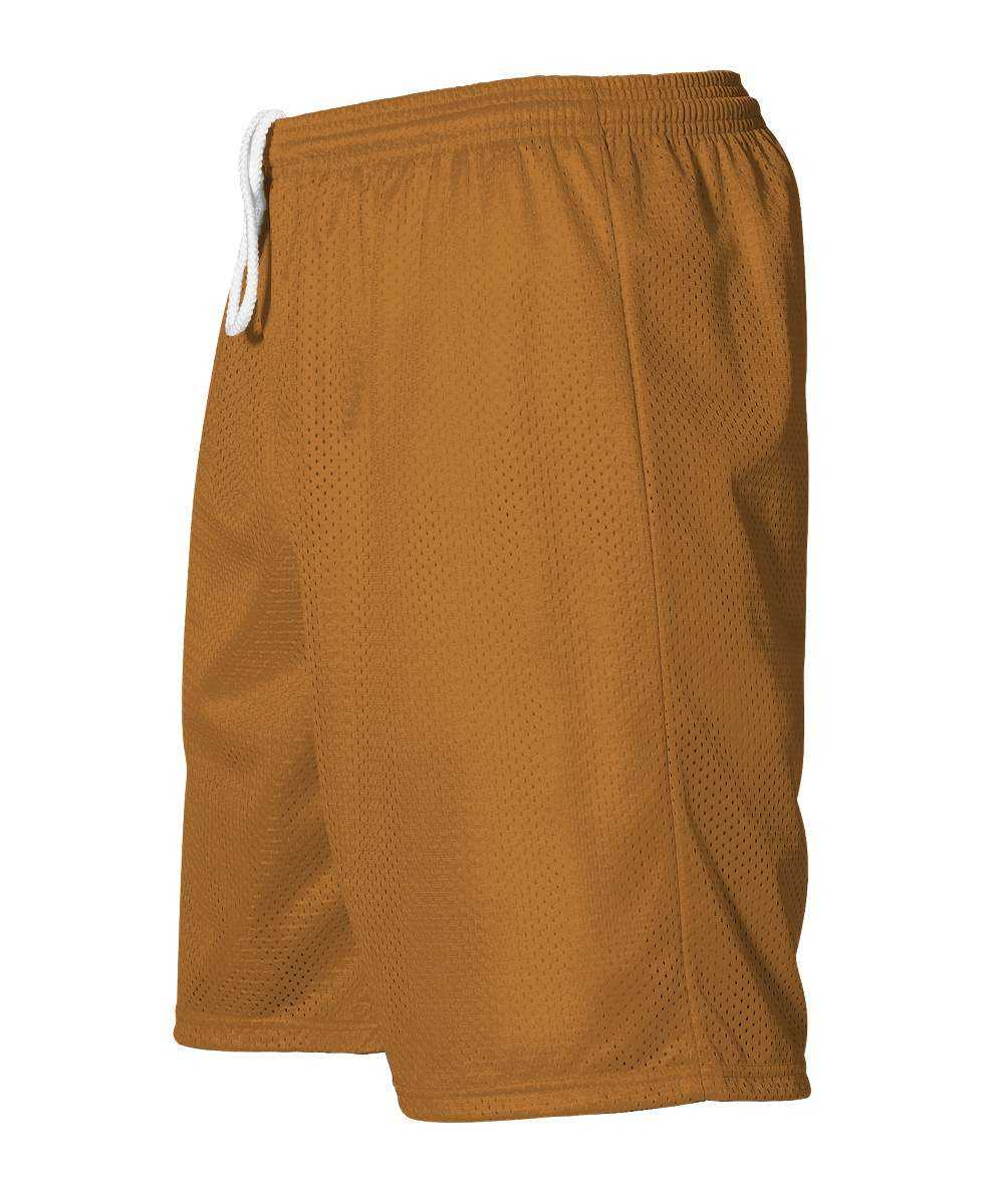 Alleson Athletic 566PY Youth Extreme Mesh Unisex Short - Texas Orange - HIT a Double - 1