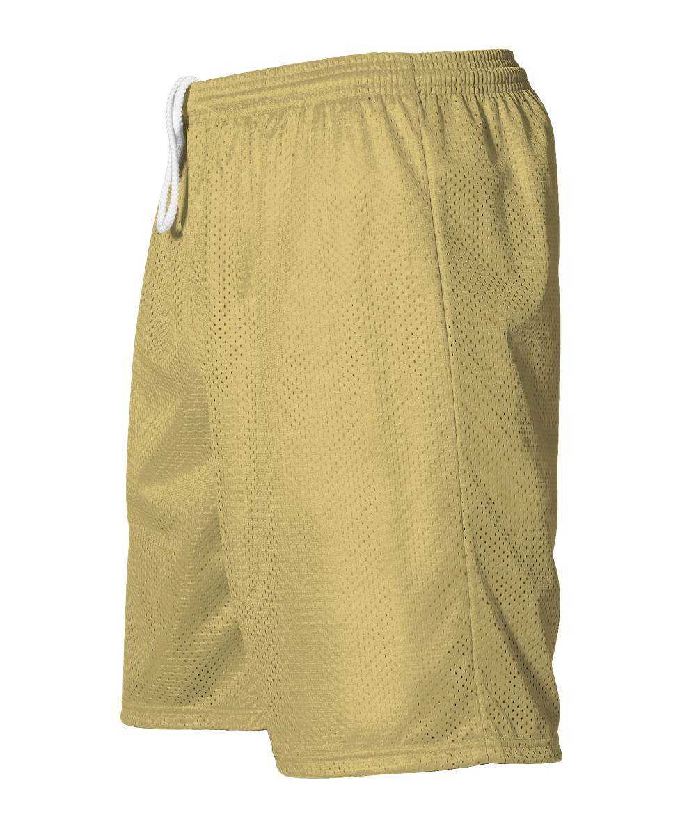 Alleson Athletic 566PY Youth Extreme Mesh Unisex Short - Vegas Gold - HIT a Double - 1
