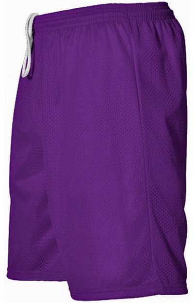 Alleson Athletic 567P Adult Mesh Unisex Short - Purple - HIT a Double - 1