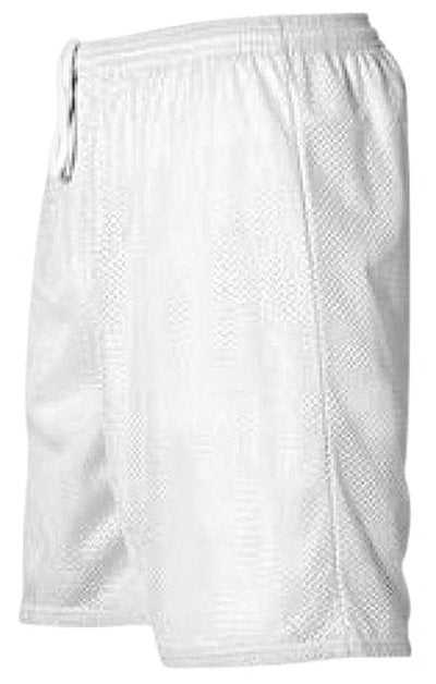 Alleson Athletic 569P Adult Extreme Mesh Unisex Short - White - HIT a Double - 1