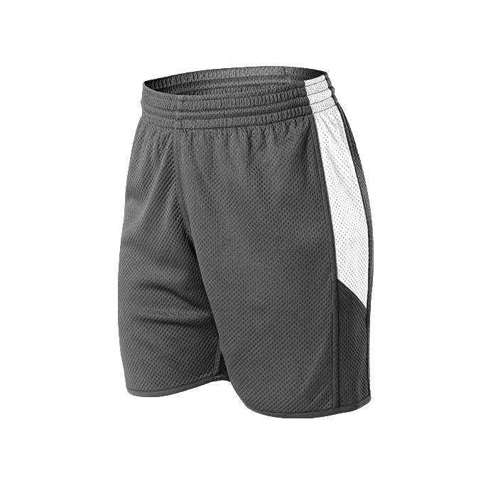 Alleson Athletic 589PSPW Womens Single Ply Reversible Short - Charcoal White - HIT a Double - 1