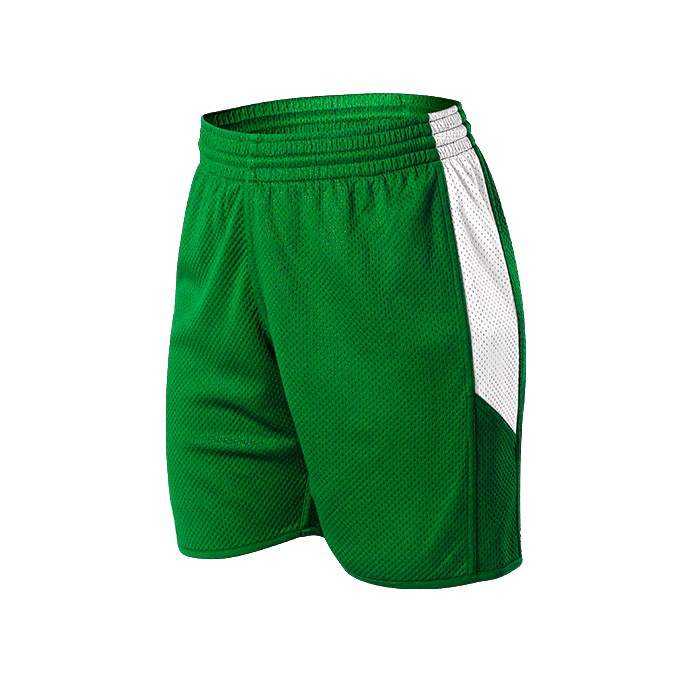 Alleson Athletic 589PSPW Womens Single Ply Reversible Short - Kelly White - HIT a Double - 1
