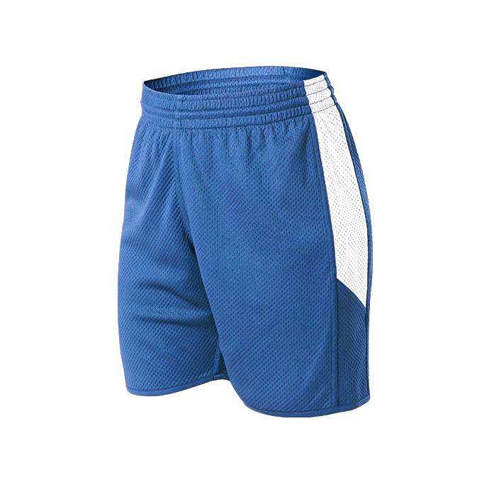 Alleson Athletic 589PSPW Womens Single Ply Reversible Short - Sky Blue White - HIT a Double - 1