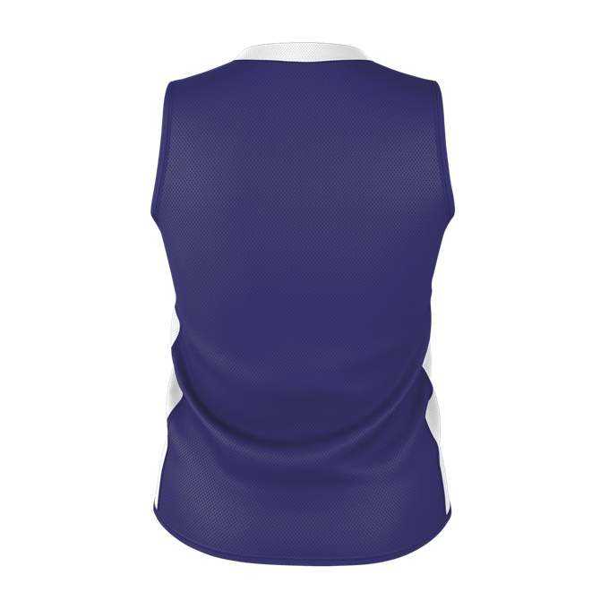 Alleson Athletic 589RSPW Womens Single Ply Reversible Jersey - Purple White - HIT a Double - 3