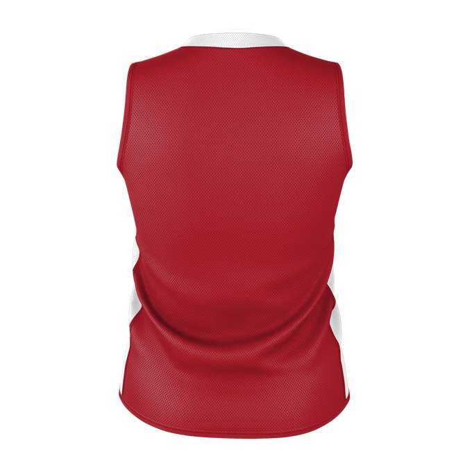 Alleson Athletic 589RSPW Womens Single Ply Reversible Jersey - Red White - HIT a Double - 3