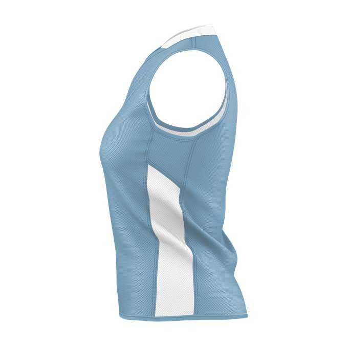 Alleson Athletic 589RSPW Womens Single Ply Reversible Jersey - Sky Blue White - HIT a Double - 2