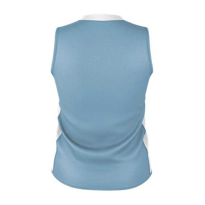 Alleson Athletic 589RSPW Womens Single Ply Reversible Jersey - Sky Blue White - HIT a Double - 3
