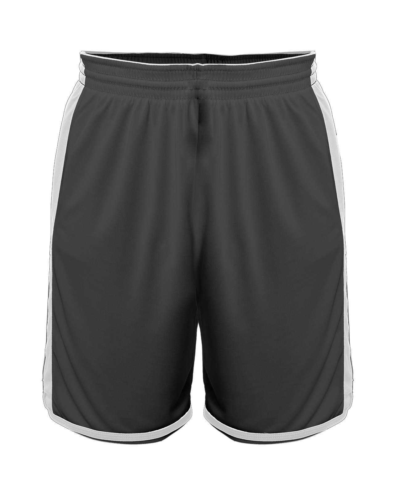 Alleson Athletic 590PSPY Reversible Crossover Youth Jersey - Charcoal White - HIT a Double - 1