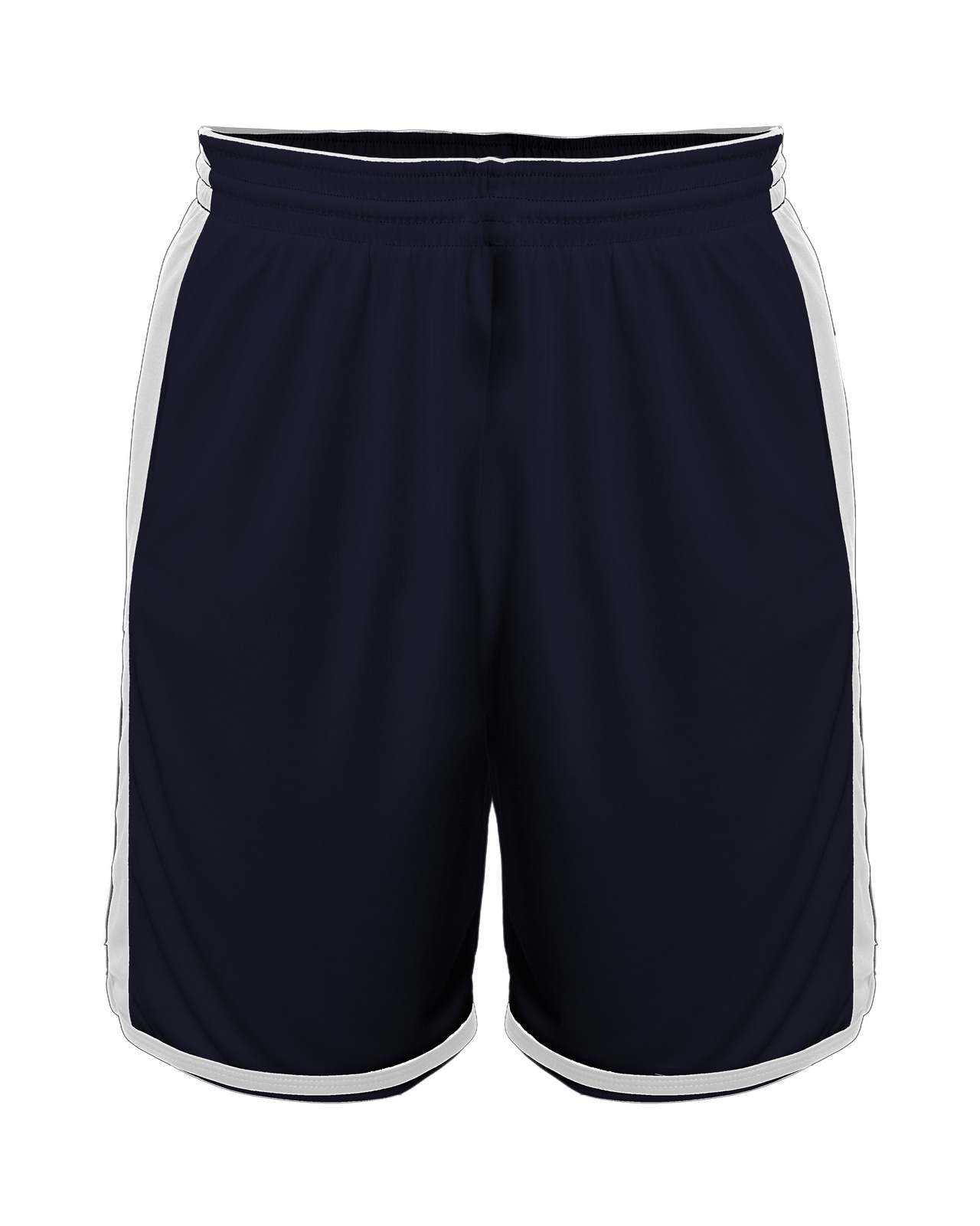 Alleson Athletic 590PSPY Reversible Crossover Youth Jersey - Navy White - HIT a Double - 1