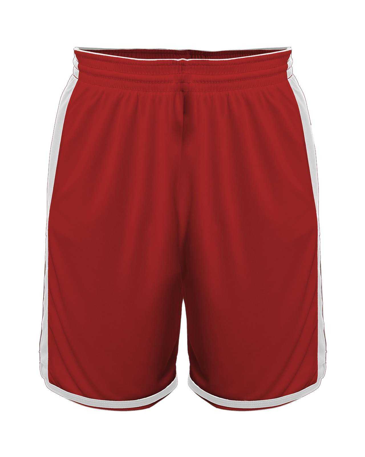Alleson Athletic 590PSPY Reversible Crossover Youth Jersey - Red White - HIT a Double - 1