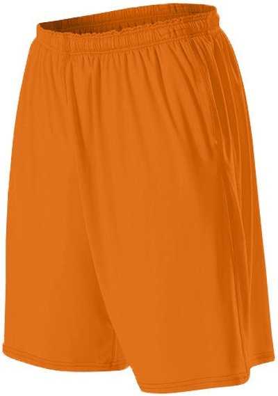 Alleson Athletic 598KPPY Youth Training Short with Pockets - Orange - HIT a Double - 1