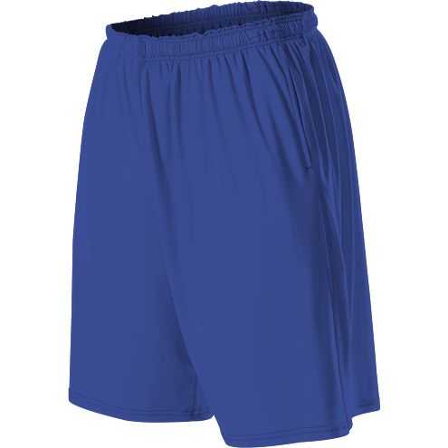 Alleson Athletic 598KPPY Youth Training Short with Pockets - Royal - HIT a Double - 1