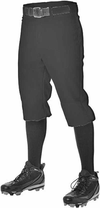 Alleson Athletic 605PKN Adult Baseball Knicker Pant - Black - HIT a Double - 1