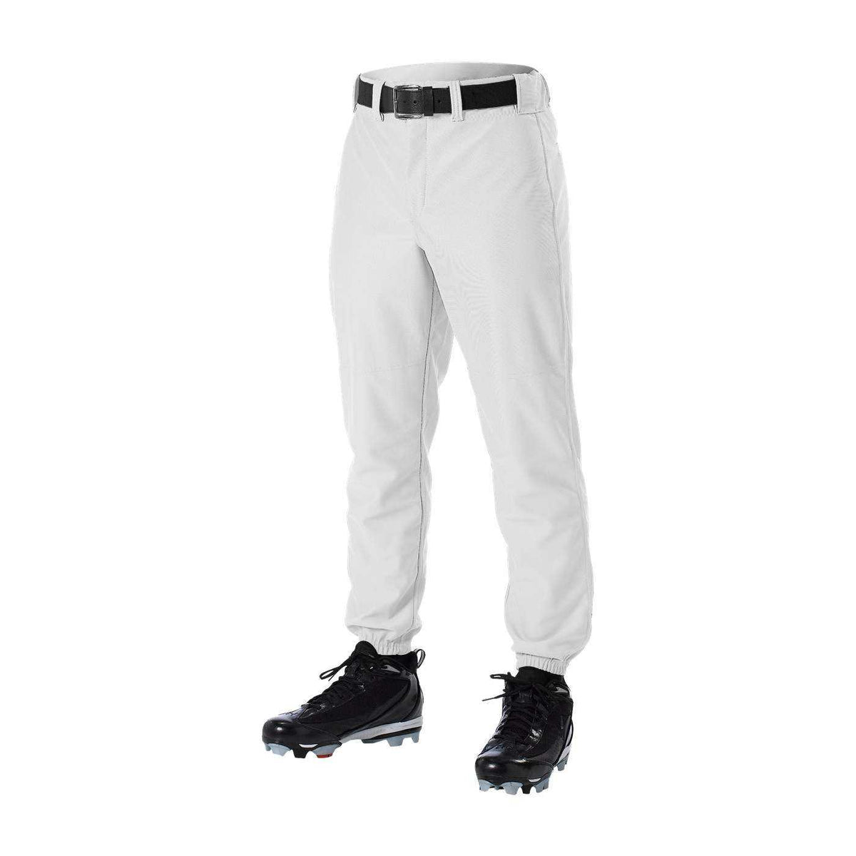 Alleson Athletic 605PY Youth Baseball Pant - White - HIT a Double - 1