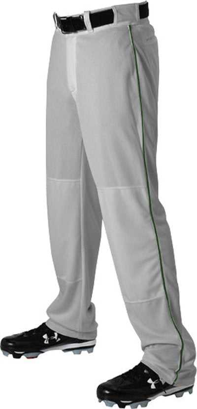 Alleson Athletic 605WLB Adult Baseball Pant with Braid - Gray Forest - HIT a Double - 1