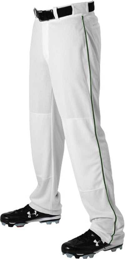Alleson Athletic 605WLB Adult Baseball Pant with Braid - White Forest - HIT a Double - 1