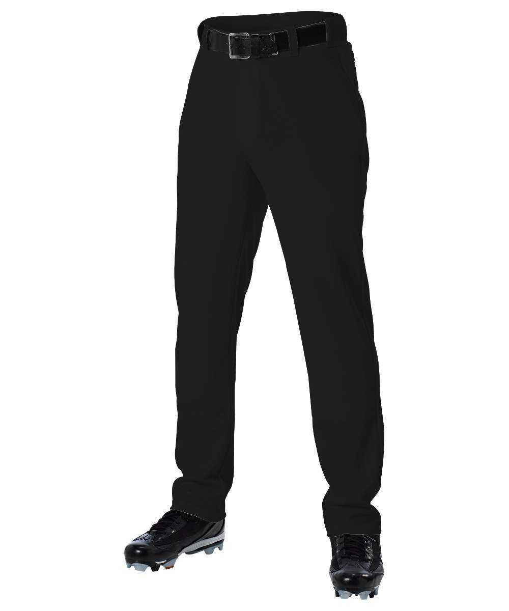 Alleson Athletic 605WLPY Youth Baseball Pant - Black - HIT a Double - 1
