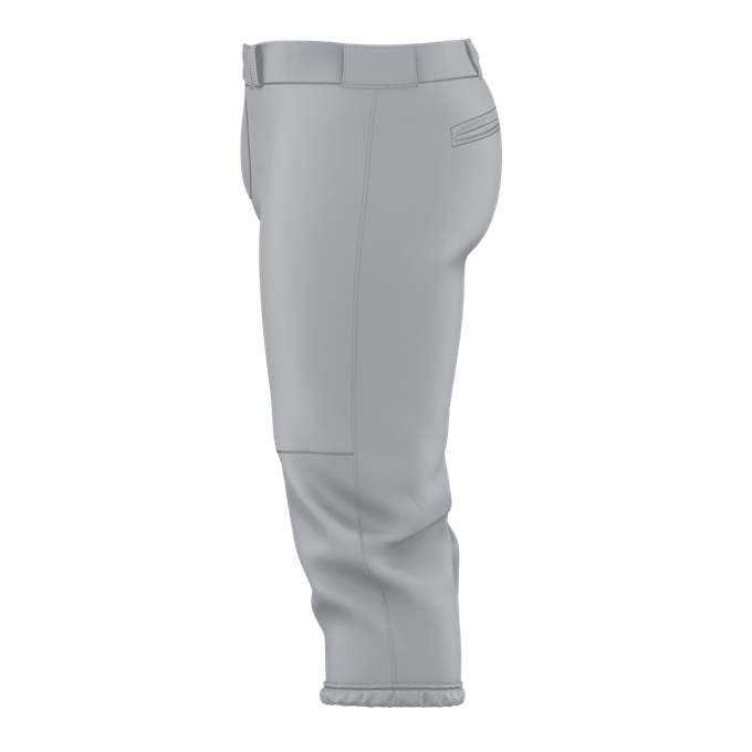 Alleson Athletic 615PSG Girls Belted Speed Premium Fastpitch Pant - Grey - HIT a Double - 2