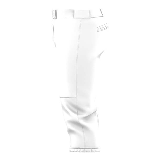 Alleson Athletic 615PSG Girls Belted Speed Premium Fastpitch Pant - White - HIT a Double - 2