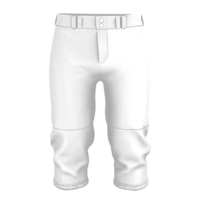 Alleson Athletic 615PSW Womens Belted Speed Premium Fastpitch Pant - White - HIT a Double - 1