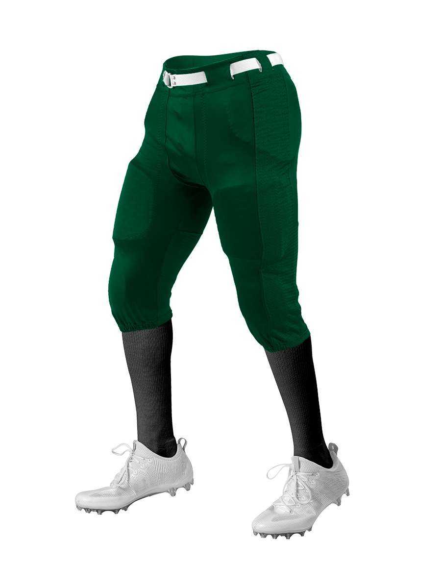 Alleson Athletic 650SLA Adult Press Football Pant Pads Not Included - Forest Forest - HIT a Double - 1