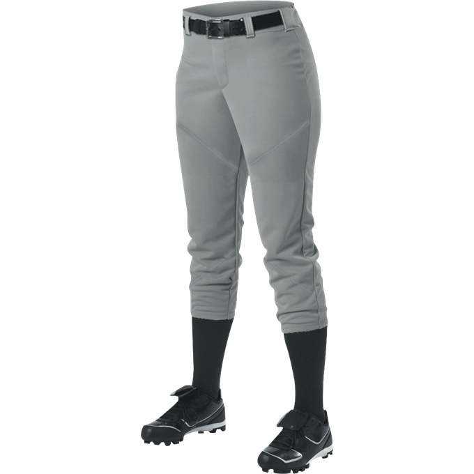 Alleson Athletic 655G Girl&#39;s Crush Knicker Pant - Gray - HIT a Double - 1