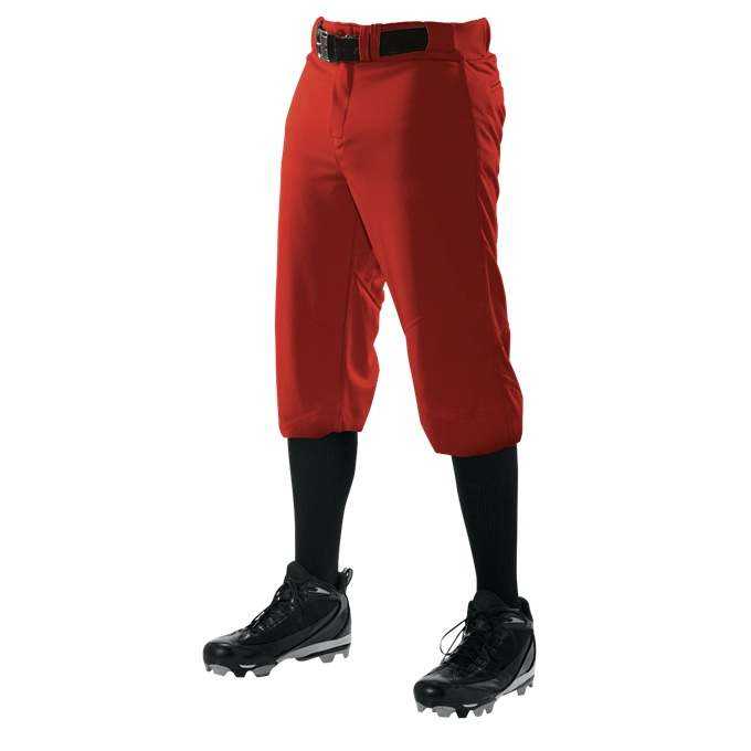 Alleson Athletic 655PKNY Youth Crush Knicker Pant - Red - HIT a Double - 1