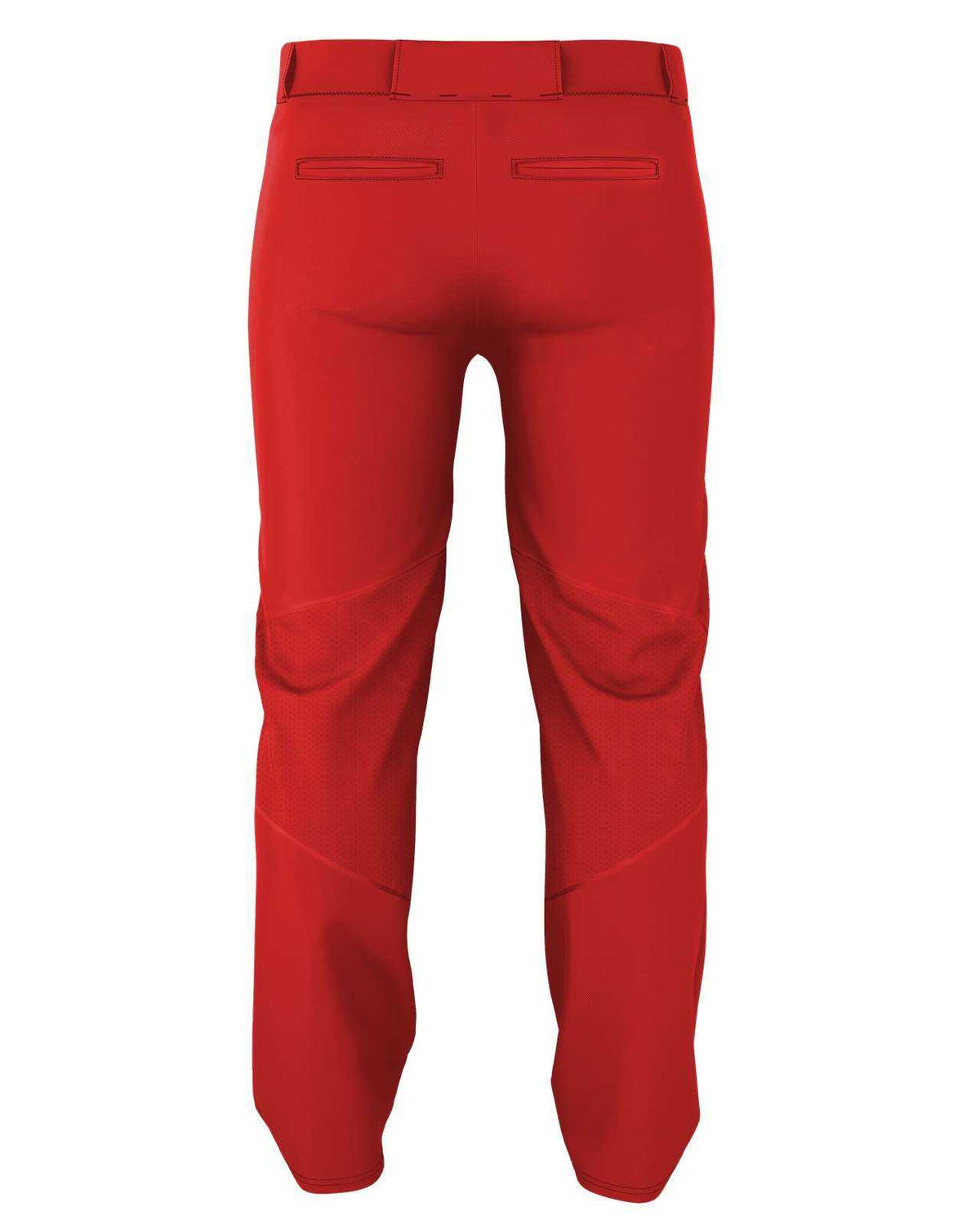Alleson Athletic 655WLPY Adult Crush Premier Baseball Pant - Red - HIT a Double - 2