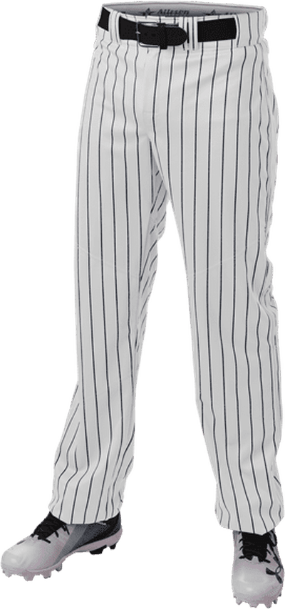 Alleson Athletic 655WPNY Youth Crush Pinstripe Pant - White Navy