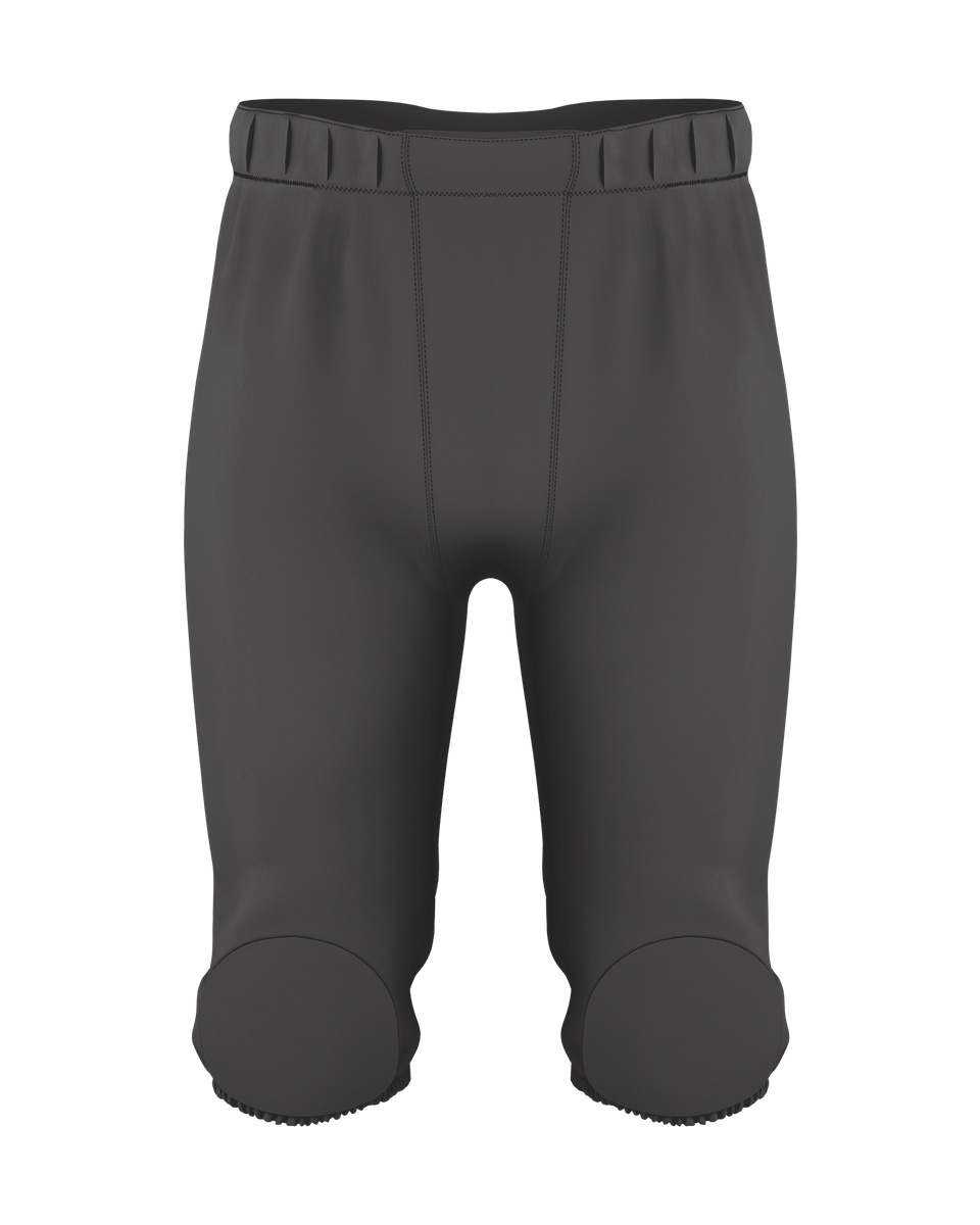 Alleson Athletic 682PY Youth Integrated Knee Pad Football Pant - Charcoal Solid - HIT a Double - 1
