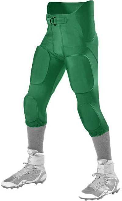 Alleson Athletic 689SY Youth Intergrated Football Pant Pads Not Included - Forest - HIT a Double - 1